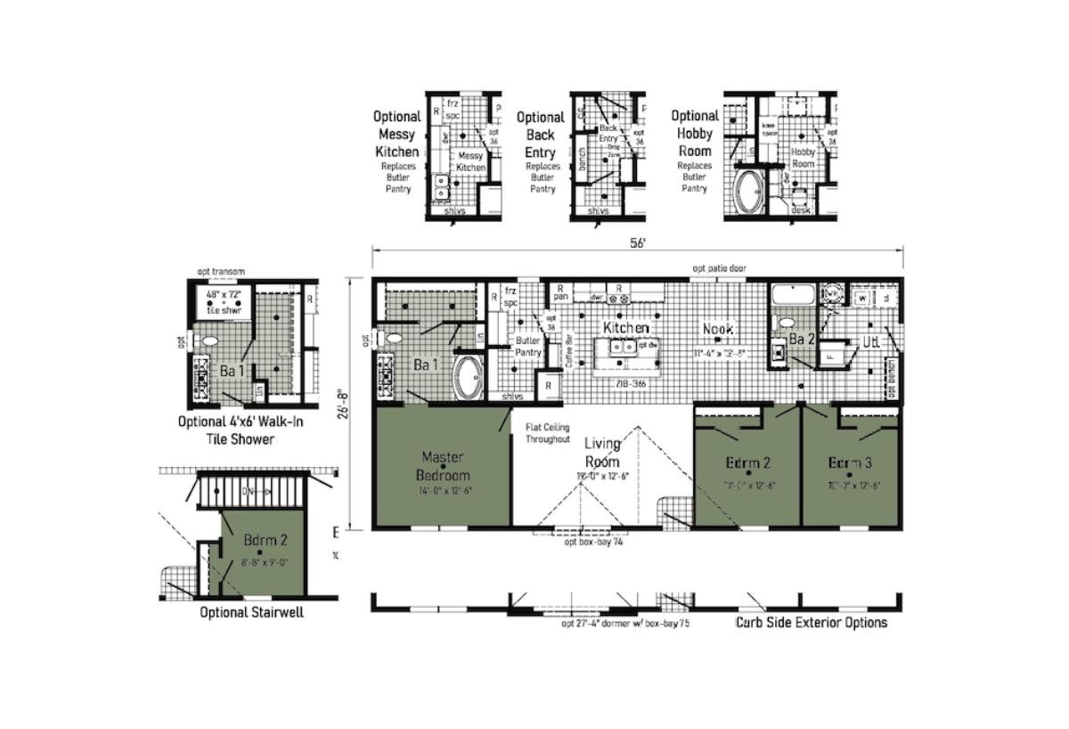 Landmark Essence Essence 16 9L28563B (2NM2432-P) by Cavco Goshen